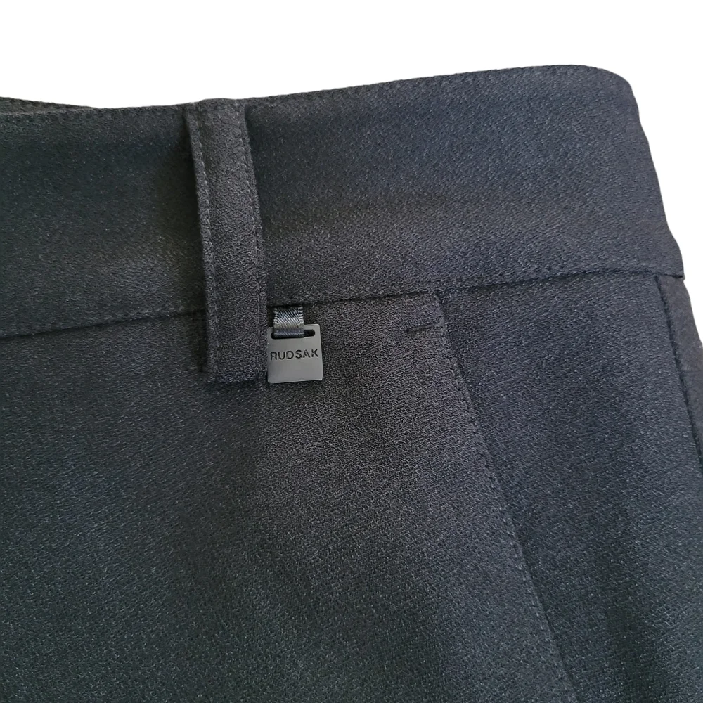 Rudsak Tuxedo Dress Pants Satin Side Stripes Slim Fit Cropped - Picture 8 of 11